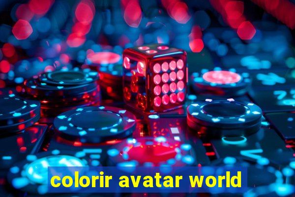 colorir avatar world